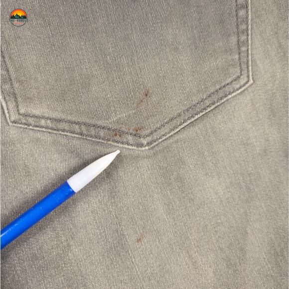 Lane Bryant Skinny Jeans Gray Mid Rise Super Stretch Pockets Denim Women's 14 - Picture 6 of 12